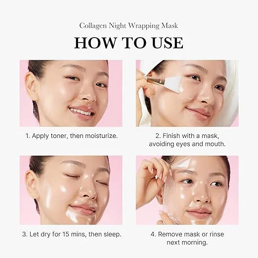 Medicube Collagen Overnight Wrapping Peel Off Facial Mask (Pack of 1)
